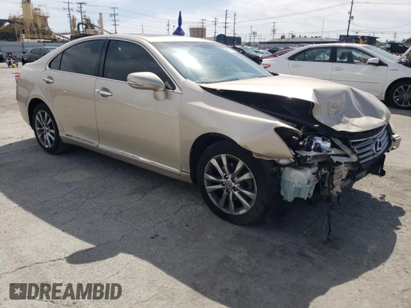 2011 Lexus ES with VIN JTHBK1EG3B2454487, listed as a Copart auction lot 48751345 with 139,667 mi miles and Salvage Title. Bid and sale history available at carsss.com. Image 4.