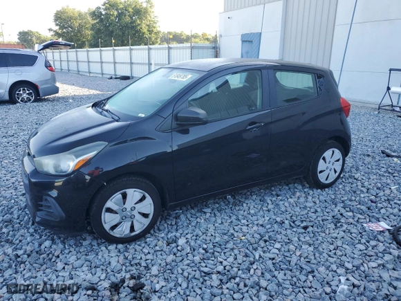 2016 Chevrolet Spark LS with VIN KL8CA6SA6GC587096, listed as a Copart auction lot 51849785 with 128,834 mi miles and Clean Title. Bid and sale history available at carsss.com. Image 1.