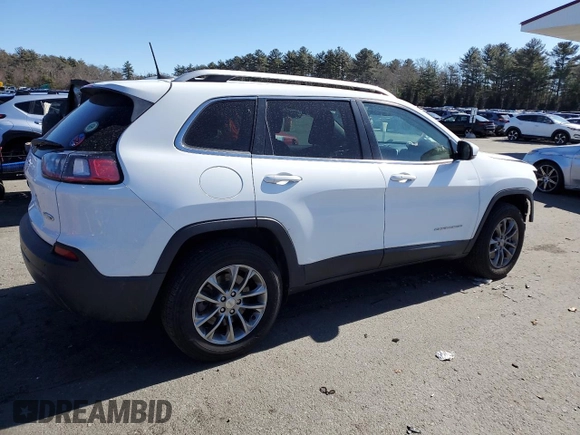 2019 Jeep Cherokee Latitude Plus with VIN 1C4PJMLB7KD469176, listed as a Copart auction lot 47461665 with 24,799 mi miles and Salvage Title. Bid and sale history available at carsss.com. Image 3.