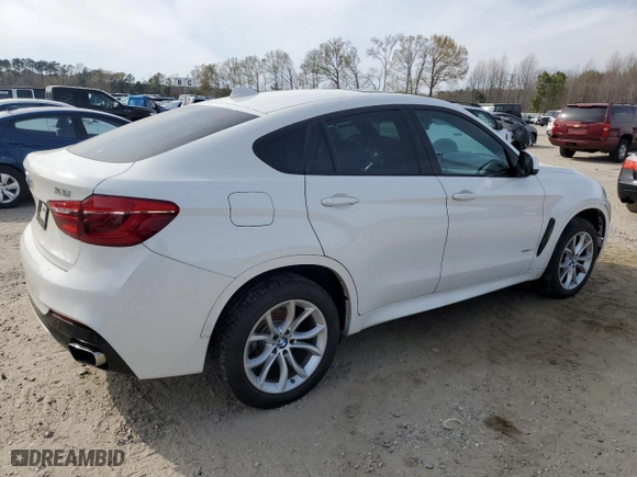 2015 BMW X6 xDrive35i with VIN 5UXKU2C55F0F96006, listed as a Copart auction lot 50830585 with 128,479 mi miles and Salvage Title. Bid and sale history available at carsss.com. Image 3.