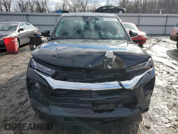 2021 Chevrolet TrailBlazer LS with VIN KL79MMS24MB160407, listed as a Copart auction lot 37334654 with 9,100 mi miles. Bid and sale history available at carsss.com. Image 13.