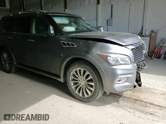 2017 Infiniti QX80 z VIN JN8AZ2NF1H9641401, wystawiony jako Copart lot #50969345 z przebiegiem 137 376 mil mil oraz Szkody całkowita. Historia ofert i sprzedaży dostępna na DreamBid. Obrazek 12.