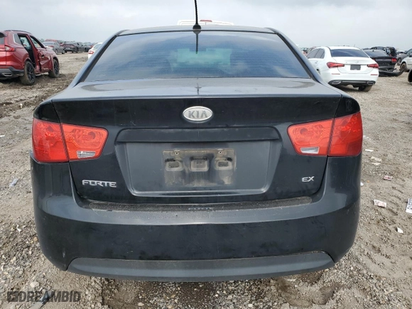 2010 Kia Forte EX with VIN KNAFU4A2XA5208880, listed as a Copart auction lot 51161665 with 230,170 mi miles and Salvage Title. Bid and sale history available at carsss.com. Image 6.