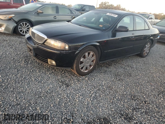2004 Lincoln LS w/Sport Pkg with VIN 1LNHM87A74Y602711, listed as a Copart auction lot 75092344 with 0 mi miles and Salvage Title. Bid and sale history available at carsss.com. Image 1.