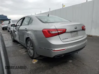 2014 Kia Cadenza Premium with VIN KNALN4D77E5130328, listed as a Copart auction lot 78710404 with 124,364 mi miles and Salvage Title. Bid and sale history available at carsss.com. Image 2.