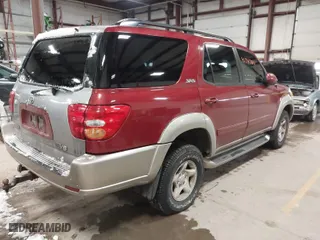 2002 Toyota Sequoia SR5 with VIN 5TDBT44A62S083590, listed as a IAAI auction lot 41747811 with 346,127 mi miles. Bid and sale history available at carsss.com. Image 4.