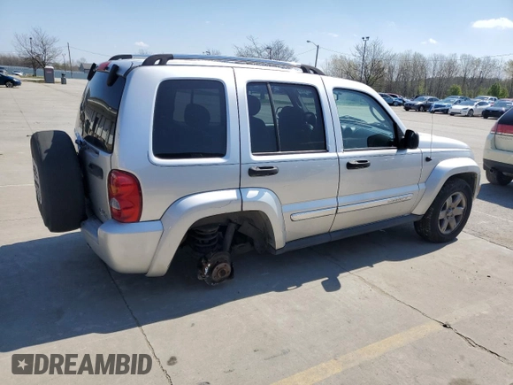 2006 Jeep Liberty Limited with VIN 1J4GL58K16W179819, listed as a Copart auction lot 52937845 with 242,035 mi miles and Non repairable. Bid and sale history available at DreamBid. Image 3.