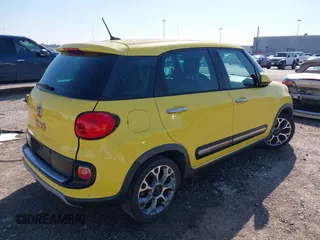 2014 FIAT 500L Trekking with VIN ZFBCFADH3EZ013347, listed as a IAAI auction lot 41551204 with 96,679 mi miles and . Bid and sale history available at DreamBid. Image 4.