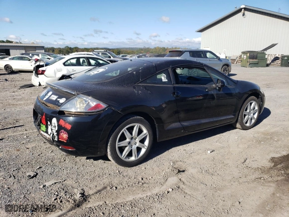 2006 Mitsubishi Eclipse GT with VIN 4A3AK34T76E054893, listed as a Copart auction lot 76243854 with 198,839 mi miles and Salvage Title. Bid and sale history available at carsss.com. Image 3.