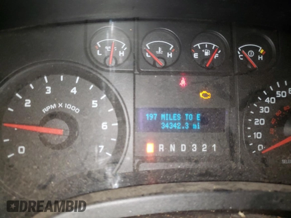 2009 Ford F-150 with VIN 1FTPF14V49KB59663, listed as a Copart auction lot 60254625 with 34,342 mi miles and Clean title. Bid and sale history available at DreamBid. Image 9.