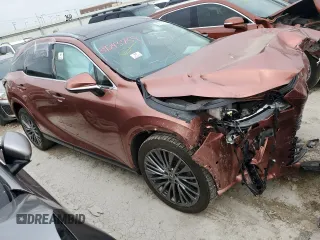 2023 Lexus RX with VIN 2T2BBMCAXPC002848, listed as a Copart auction lot 55516284 with 0 mi miles and Salvage Title. Bid and sale history available at carsss.com. Image 4.
