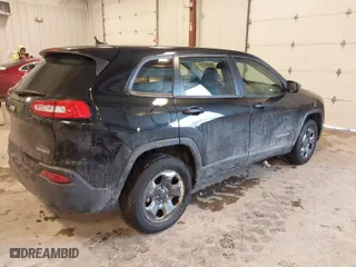 2014 Jeep Cherokee Sport with VIN 1C4PJLAB1EW148725, listed as a IAAI auction lot 41630211 with 174,824 mi miles. Bid and sale history available at carsss.com. Image 4.