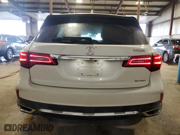 2017 Acura MDX z VIN 5FRYD4H35HB001119, wystawiony jako Copart lot #58194595 z przebiegiem 83 172 mil mil oraz Szkoda całkowita • Salvage title. Historia ofert i sprzedaży dostępna na DreamBid. Obrazek 6.