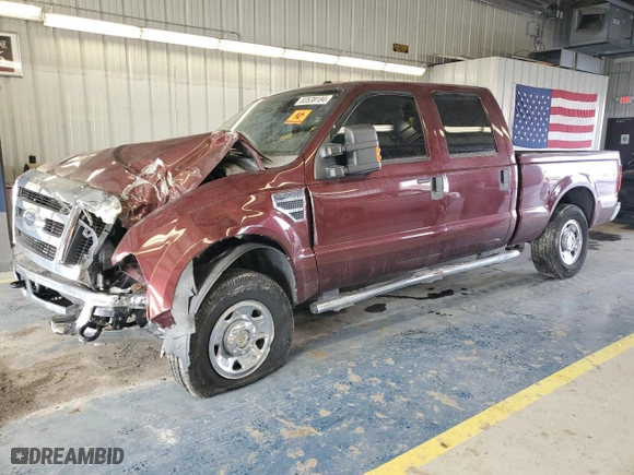 2009 Ford Super Duty F-250 SRW XL with VIN 1FTSW21509EA50670, listed as a Copart auction lot 83538184 with 112,091 mi miles and Salvage Title. Bid and sale history available at carsss.com. Image 1.