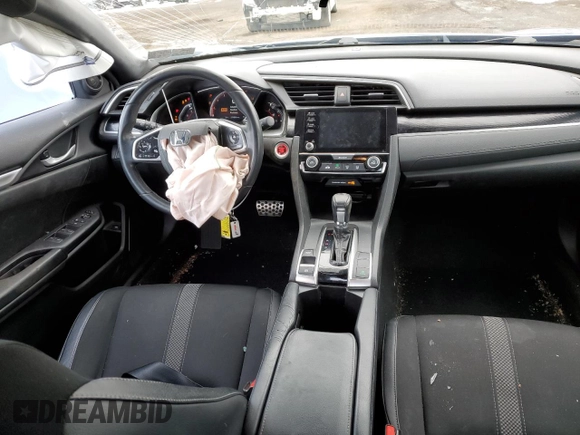 2019 Honda Civic Sport with VIN 2HGFC2F82KH536524, listed as a Copart auction lot 45204115 with 74,808 mi miles and Salvage Title. Bid and sale history available at DreamBid. Image 8.