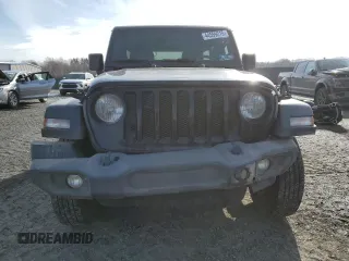 2019 Jeep Wrangler Unlimited Sport with VIN 1C4HJXDG2KW566080, listed as a Copart auction lot 44559215 with 84,646 mi miles and Salvage title. Bid and sale history available at DreamBid. Image 5.