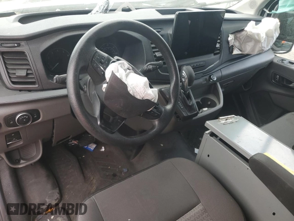 2022 Ford Transit Cargo with VIN 1FTBR1Y80NKA35809, listed as a Copart auction lot 71763524 with Not Provided miles and Salvage Title. Bid and sale history available at DreamBid. Image 8.