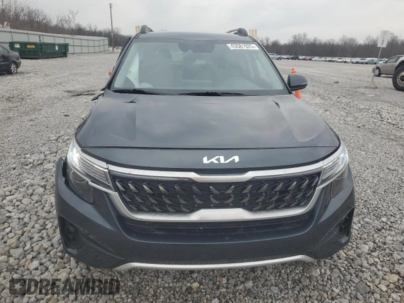 2023 Kia Seltos Nightfall with VIN KNDEUCA28P7370612, listed as a Copart auction lot 43581925 with 34,588 mi miles and Salvage Title. Bid and sale history available at carsss.com. Image 5.