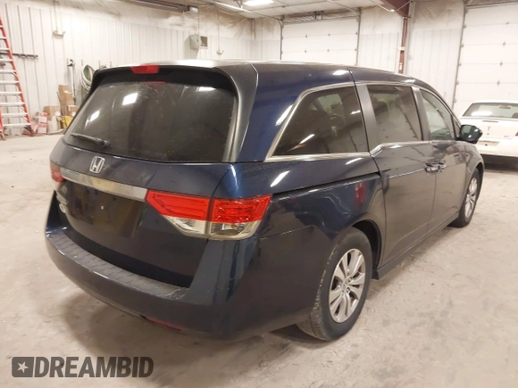 2014 Honda Odyssey EX with VIN 5FNRL5H48EB096987, listed as a IAAI auction lot 42039652 with 108,851 mi miles and . Bid and sale history available at carsss.com. Image 4.