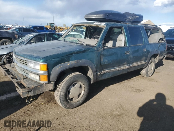 1997 Chevrolet Suburban with VIN 3GNFK16R6VG133792, listed as a Copart auction lot 51287445 with 180,437 mi miles and Salvage Title. Bid and sale history available at carsss.com. Image 1.