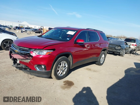 2019 Chevrolet Traverse LT with VIN 1GNERHKW9KJ261773, listed as a IAAI auction lot 41151848 with 62,824 mi miles and . Bid and sale history available at DreamBid. Image 14.