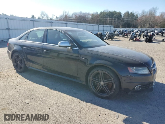 2011 Audi S4 Premium Plus with VIN WAUDGAFL9BA034632, listed as a Copart auction lot 43441125 with 160,510 mi miles and Salvage Title. Bid and sale history available at carsss.com. Image 4.