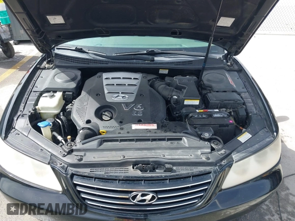 2006 Hyundai Azera SE with VIN KMHFC46F06A113482, listed as a IAAI auction lot 41733834 with 242,159 mi miles and . Bid and sale history available at DreamBid. Image 10.
