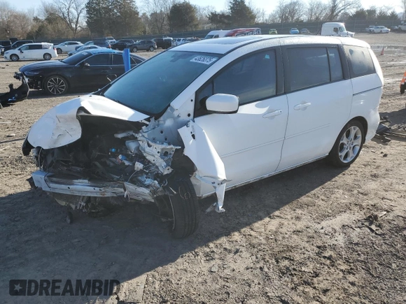2008 Mazda 5 Sport with VIN JM1CR293X80314181, listed as a Copart auction lot 43626375 with 114,864 mi miles and Salvage Title. Bid and sale history available at carsss.com. Image 1.
