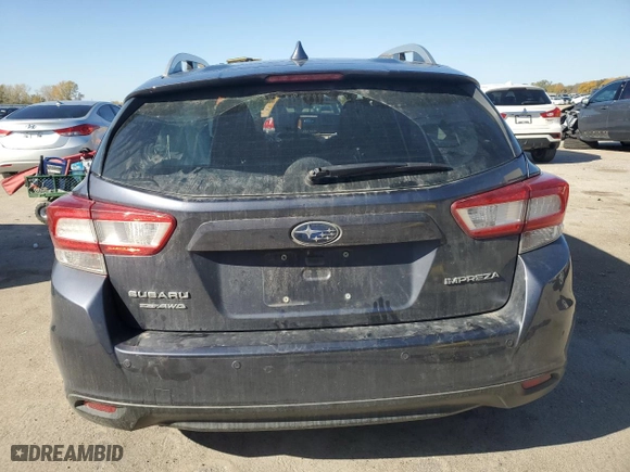2017 Subaru Impreza Limited with VIN 4S3GTAU63H3731302, listed as a Copart auction lot 77284554 with 0 mi miles and Salvage Title. Bid and sale history available at carsss.com. Image 6.