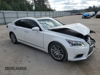 2016 Lexus LS 460 with VIN JTHBL5EF5G5141054, listed as a Copart auction lot 83382144 with 98,592 mi miles and Salvage title. Bid and sale history available at DreamBid. Image 4.