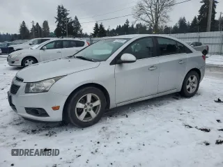 2011 Chevrolet Cruze LT w/1FL with VIN 1G1PE5S9XB7192099, listed as a Copart auction lot 45346695 with 0 mi miles and Salvage Title. Bid and sale history available at carsss.com. Image 1.