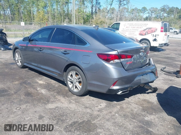 2018 Hyundai Sonata SEL with VIN 5NPE34AF6JH701346, listed as a IAAI auction lot 41877477 with 86,077 mi miles and . Bid and sale history available at DreamBid. Image 3.