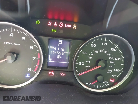 2016 Subaru Crosstrek Premium with VIN JF2GPABC3G8221774, listed as a IAAI auction lot 42396440 with 174,595 mi miles and . Bid and sale history available at DreamBid. Image 7.