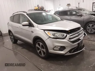 2017 Ford Escape SE with VIN 1FMCU0GD7HUD18367, listed as a IAAI auction lot 41695099 with 54,185 mi miles. Bid and sale history available at carsss.com. Image 1.