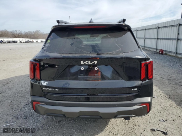 2024 Kia Sorento X-Line SX Prestige with VIN 5XYRKDJF0RG298133, listed as a Copart auction lot 47729285 with 15,363 mi miles and Salvage Title. Bid and sale history available at carsss.com. Image 6.