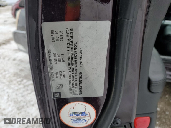 2008 Cadillac DTS 1SC z VIN 1G6KD57Y48U196389, wystawiony jako Copart lot #45247625 z przebiegiem 141 407 mil mil oraz Szkoda całkowita • Salvage title. Historia ofert i sprzedaży dostępna na DreamBid. Obrazek 12.