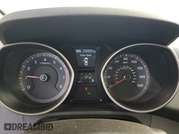 2013 Hyundai Elantra GT with VIN KMHD35LEXDU078325, listed as a Copart auction lot 78667074 with 100,989 mi miles and Salvage Title. Bid and sale history available at carsss.com. Image 9.