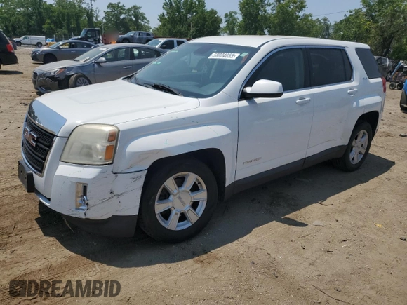 2013 GMC Terrain SLE with VIN 2GKALMEK0D6286916, listed as a Copart auction lot 58884055 with 144,714 mi miles and Salvage title. Bid and sale history available at DreamBid. Image 1.
