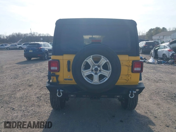 2019 Jeep Wrangler Unlimited Sport S with VIN 1C4HJXDG4KW579364, listed as a IAAI auction lot 41809318 with 22,370 mi miles and . Bid and sale history available at DreamBid. Image 16.