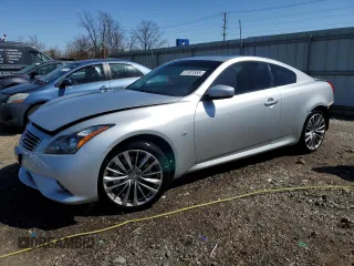 2014 Infiniti Q60 z VIN JN1CV6EL3EM130846, wystawiony jako Copart lot #51931855 z przebiegiem 165 718 mil mil oraz Szkoda całkowita • Salvage title. Historia ofert i sprzedaży dostępna na DreamBid. Obrazek 1.