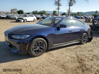 2023 BMW i4 eDrive40 with VIN WBY73AW06PFR04525, listed as a Copart auction lot 53362765 with 9,789 mi miles and Salvage Title. Bid and sale history available at carsss.com. Image 1.