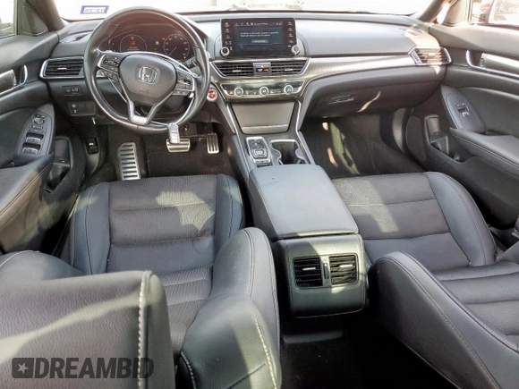 2020 Honda Accord Sport with VIN 1HGCV2F32LA014672, listed as a Copart auction lot 57562865 with 97,787 mi miles and Salvage title. Bid and sale history available at DreamBid. Image 8.