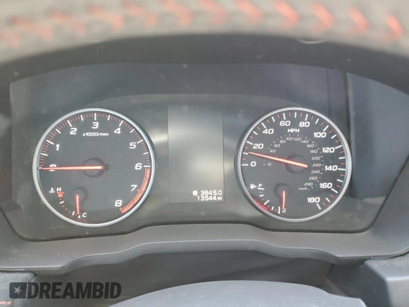 2022 Subaru WRX GT with VIN JF1VBAU69N8006950, listed as a Copart auction lot 53380815 with 13,544 mi miles and Salvage title. Bid and sale history available at DreamBid. Image 9.