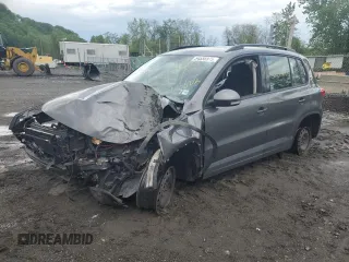 2018 Volkswagen Tiguan with VIN WVGBV7AX9JK003947, listed as a Copart auction lot 54556975 with Not Provided miles and Salvage Title. Bid and sale history available at DreamBid. Image 1.