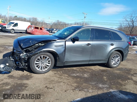 2024 Mazda CX-90 Preferred with VIN JM3KKBHDXR1146779, listed as a IAAI auction lot 41628645 with 14,744 mi miles and . Bid and sale history available at DreamBid. Image 14.