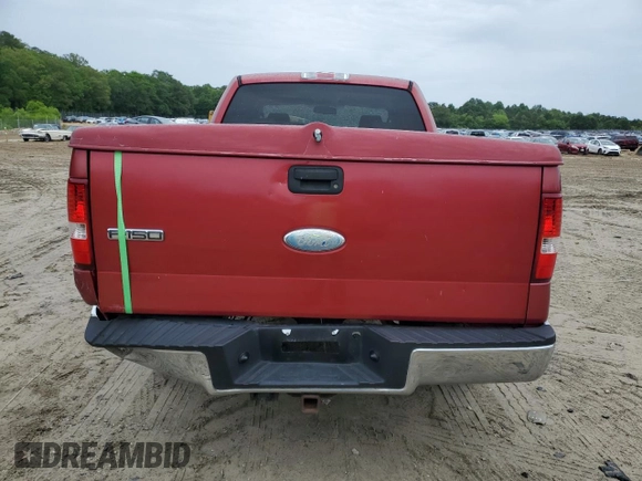 2007 Ford F-150 XLT with VIN 1FTPW12V77FA68590, listed as a Copart auction lot 56565435 with 196,268 mi miles and Salvage title. Bid and sale history available at DreamBid. Image 6.