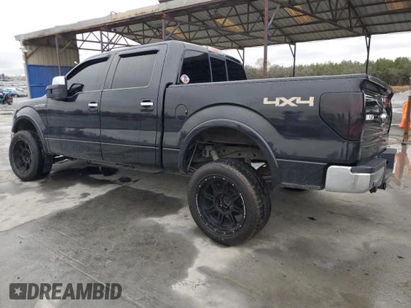 2011 Ford F-150 Lariat with VIN 1FTFW1E67BFA12349, listed as a Copart auction lot 44407295 with 178,436 mi miles and Salvage Title. Bid and sale history available at carsss.com. Image 2.