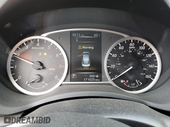 2018 Nissan Sentra SV with VIN 3N1AB7AP9JL645434, listed as a Copart auction lot 53978565 with 171,025 mi miles and Salvage Title. Bid and sale history available at carsss.com. Image 9.