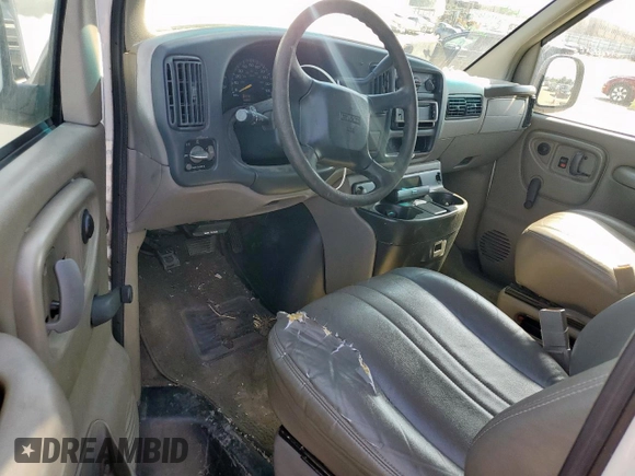 2000 GMC Savana z VIN 1GTHG35R8Y1229622, wystawiony jako Copart lot #59042745 z przebiegiem 85 409 mil mil oraz Szkoda całkowita • Salvage title. Historia ofert i sprzedaży dostępna na DreamBid. Obrazek 8.