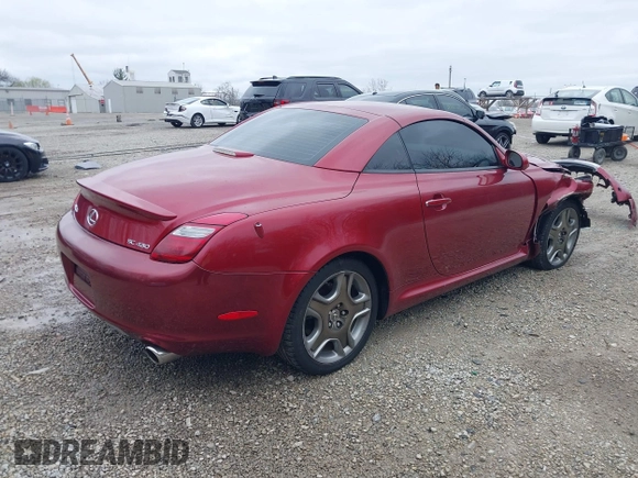 2006 Lexus SC with VIN JTHFN48Y369005760, listed as a IAAI auction lot 41894157 with 128,510 mi miles. Bid and sale history available at carsss.com. Image 4.
